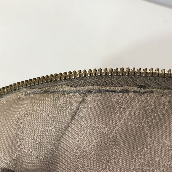 Michael Kors Riley Black Tan Beige Python Embossed Leather Satchel Crossbody - Picture 14 of 16